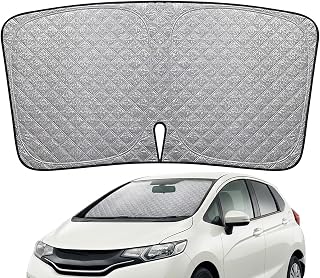 ホンダ フィット3 Fit GK3 GK4 GK5 GK6 GP5 GP6 専用 フロントサンシェード 車用 日除け サンシェード 6層構造 遮光 断熱 ホンダフィット カーシェード Fit3対応 フロントガラス用 日よけ (2013年9月～2020年対応)