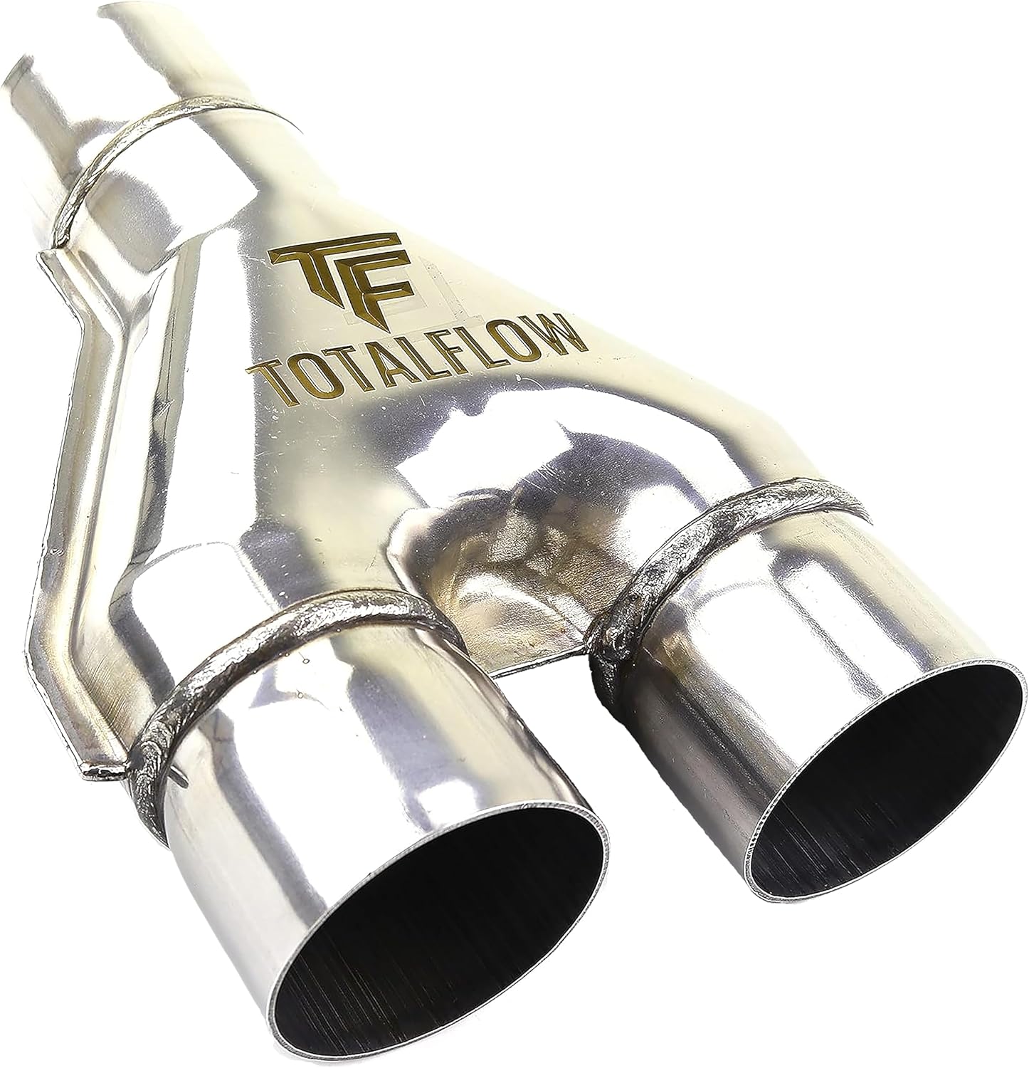 TOTALFLOW TF-SY3024 409 Нержавеющая сталь 3 дюйма / 2,25 дюйма Y-образная труба 3 дюйма одинарная / 2,25 дюйма двойная (внутренний диаметр), фото 2