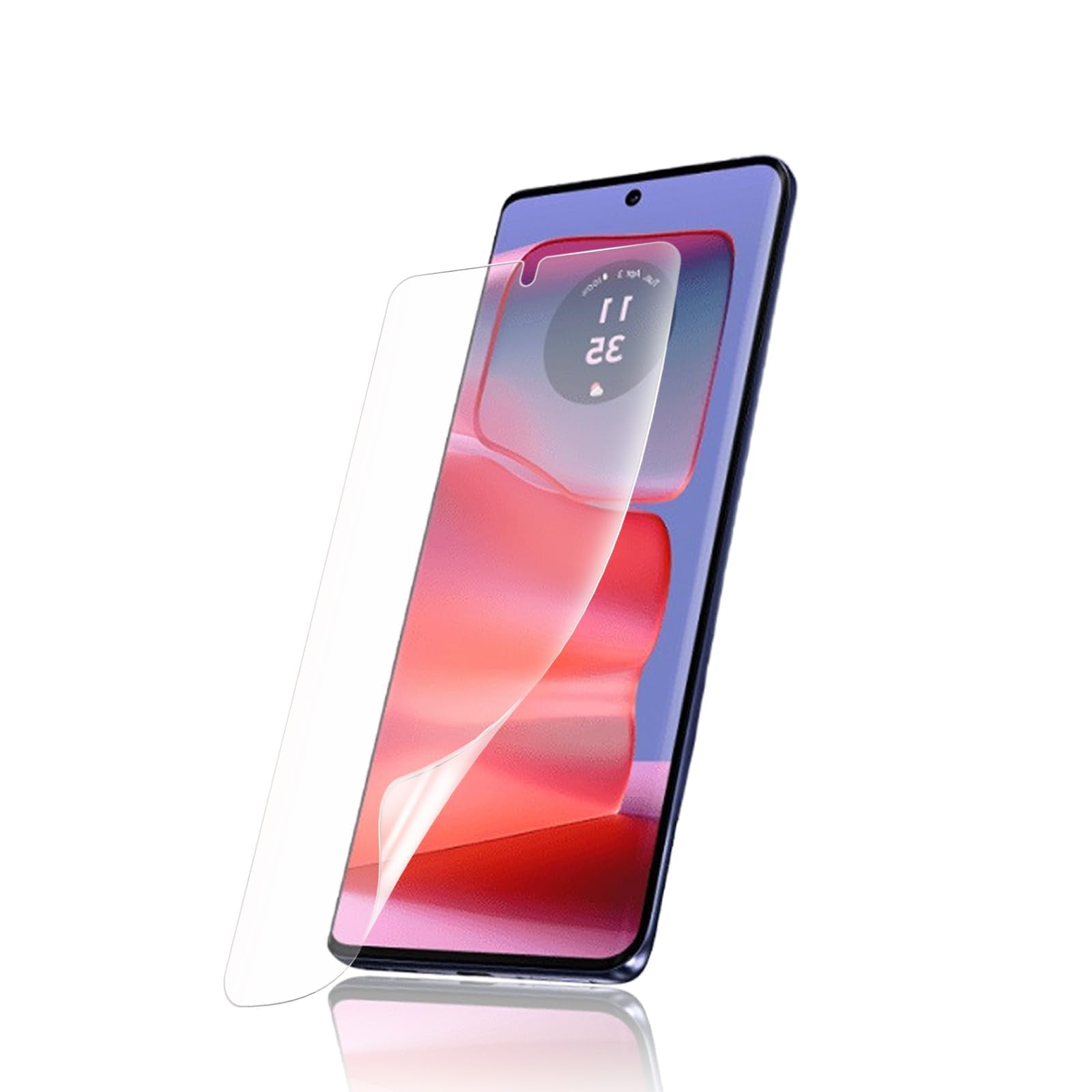 [1 Piece] Motorola Edge 50 Pro / 50S Pro Film, JACRON, Moto Edge 50s Pro, Protective Film, Fingerprint Authentication, Anti-Reflection, Anti-Glare, Fully Adsorbed TPU Film, Made in Japan DSN-CSJ-J793
