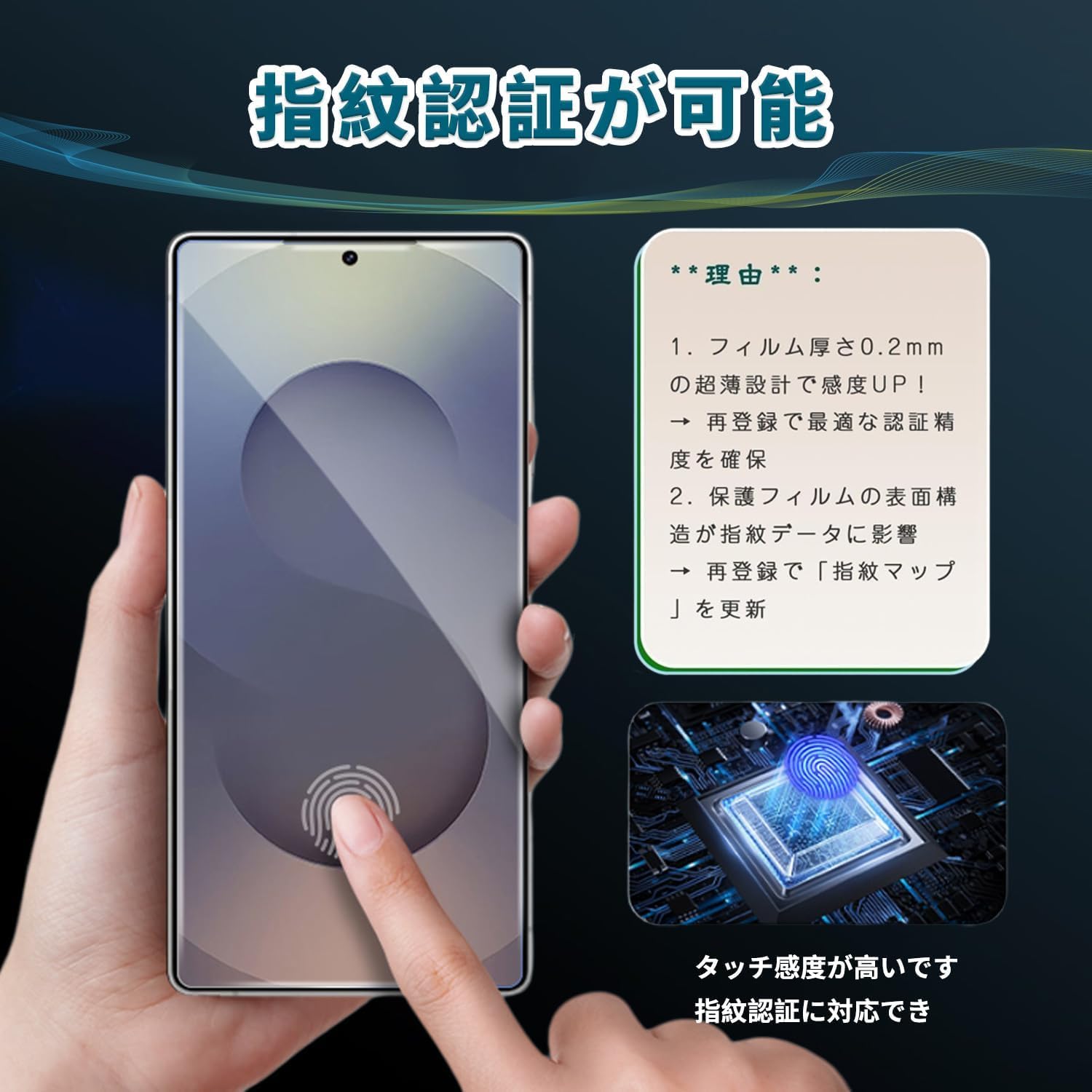 [1 шт.] Пленка Motorola Edge 50 Pro / 50S Pro, JACRON, Moto Edge 50s Pro, Защитная пленка, Идентификация по отпечатку пальца, Антибликовая пленка, Полностью адсорбируемая пленка TPU, Сделано в Японии DSN-CSJ-J793, фото 4