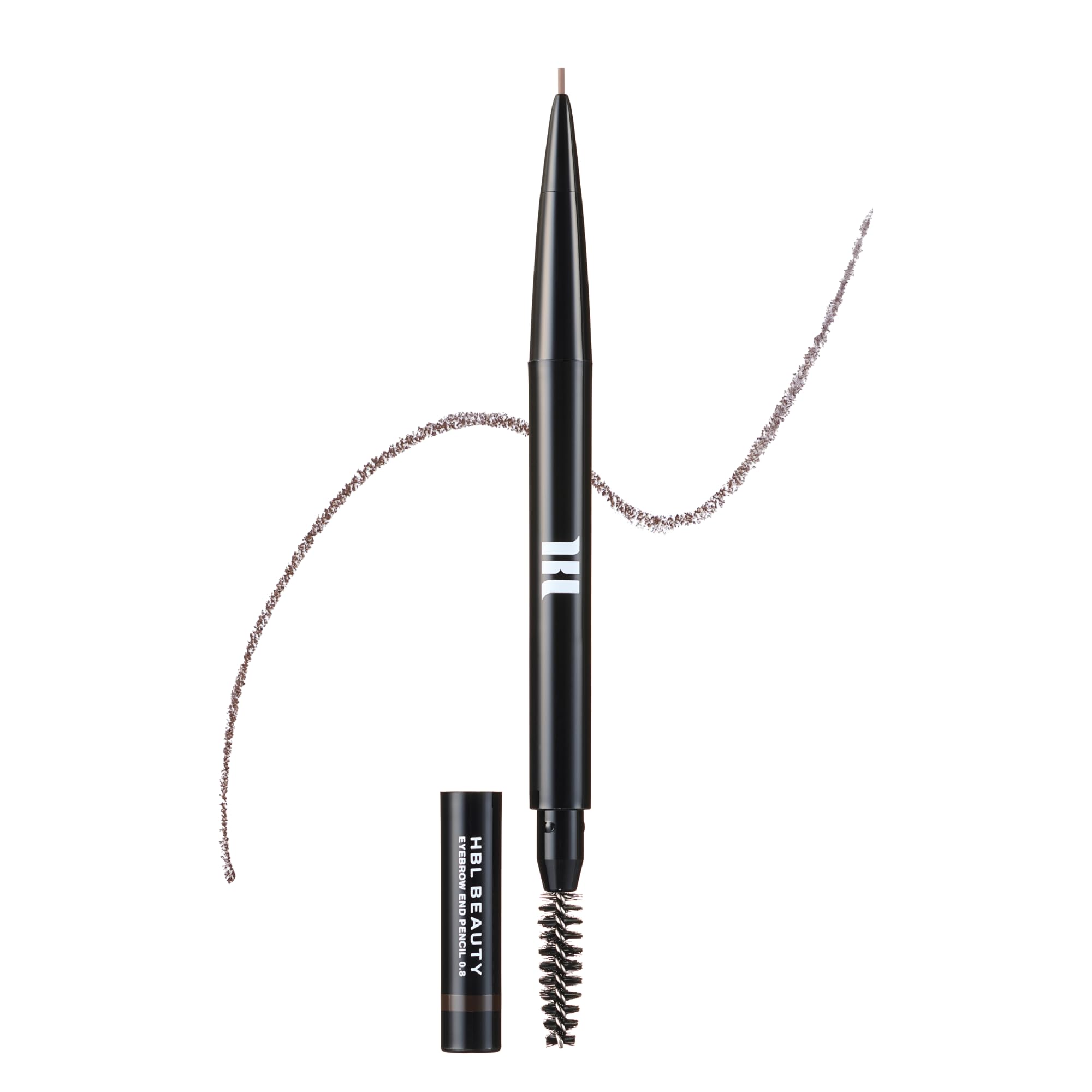 HBLBEAUTY Eyebrow End Pencil 0.8mm 01 Natural 0.02g Eyebrow Makeup Extra Fine Anti-Breakage Never Fade Natural Skin Friendly Easy Salon Professional for Women Men 01.Natural