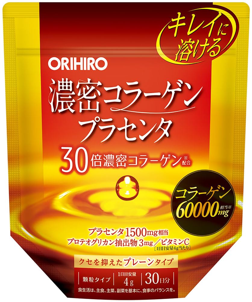 ORIHIRO Dense Collagen Placenta 120g Proteoglycan 120グラム (x 1)