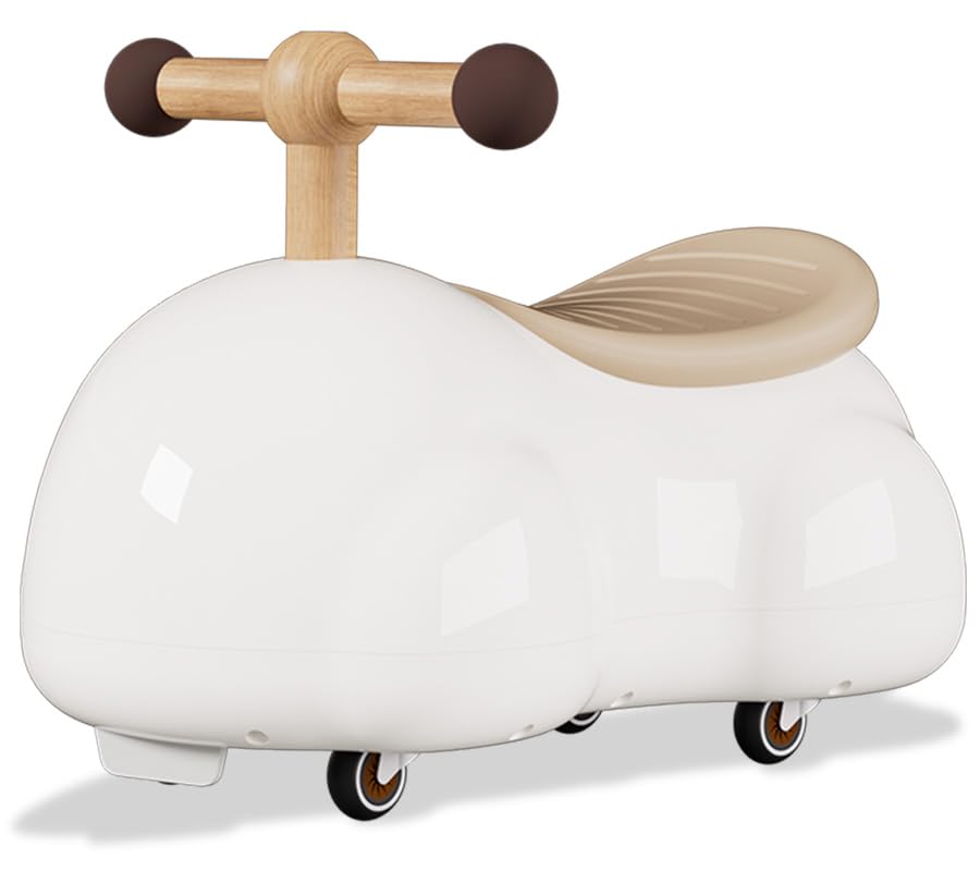 THREE STONE 足けり乗用玩具 ピーナッツカー 子供向け 乗用玩具 (車体, ホワイト) 車体（ホワイト） 車体