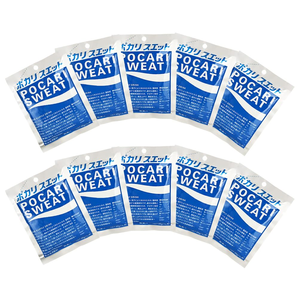 Otsuka Pharmaceutical Pocari Sweat Powder 1L (74g x 10 Bags) Sports Drink Heat Stroke Powder 74グラム (x 10)