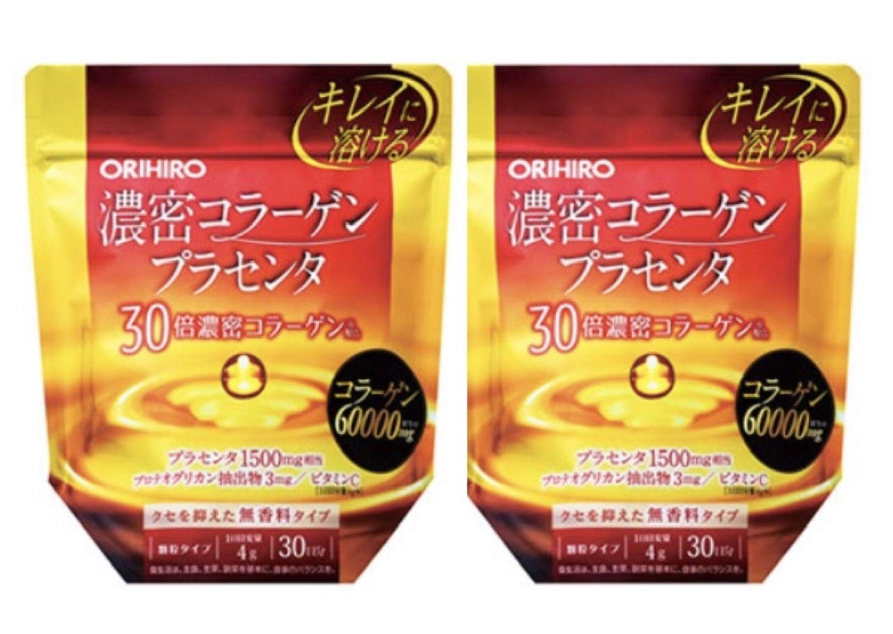 Orihiro Thick Collagen Placenta, 4.2 oz (120 g), Set of 2