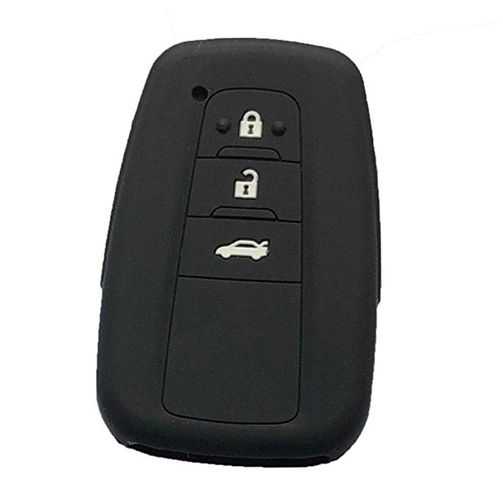 Toyota Smart Key Cover, Silicone, 3 Buttons, For Toyota Vehicles, New RAV4, New Crown, C-HR (CHR), 50 Series Prius (PRIUS), Land Cruiser Prado Late 150 (LAND CRUISER PRADO), etc