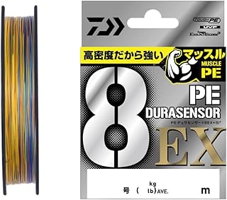 ダイワ(DAIWA) 8本撚りPEライン UＶF PEデュラセンサーX8EX+Sｉ3 5カラー 0.6~6号 150ｍ/200ｍ/300ｍ/連結 各種 (2024年モデル)