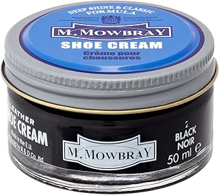 M.MOWBRAY（M.モゥブレィ） シュークリームジャー 靴磨き 栄養 保革 保湿 補色 自然なツヤ 乳化性 50ml