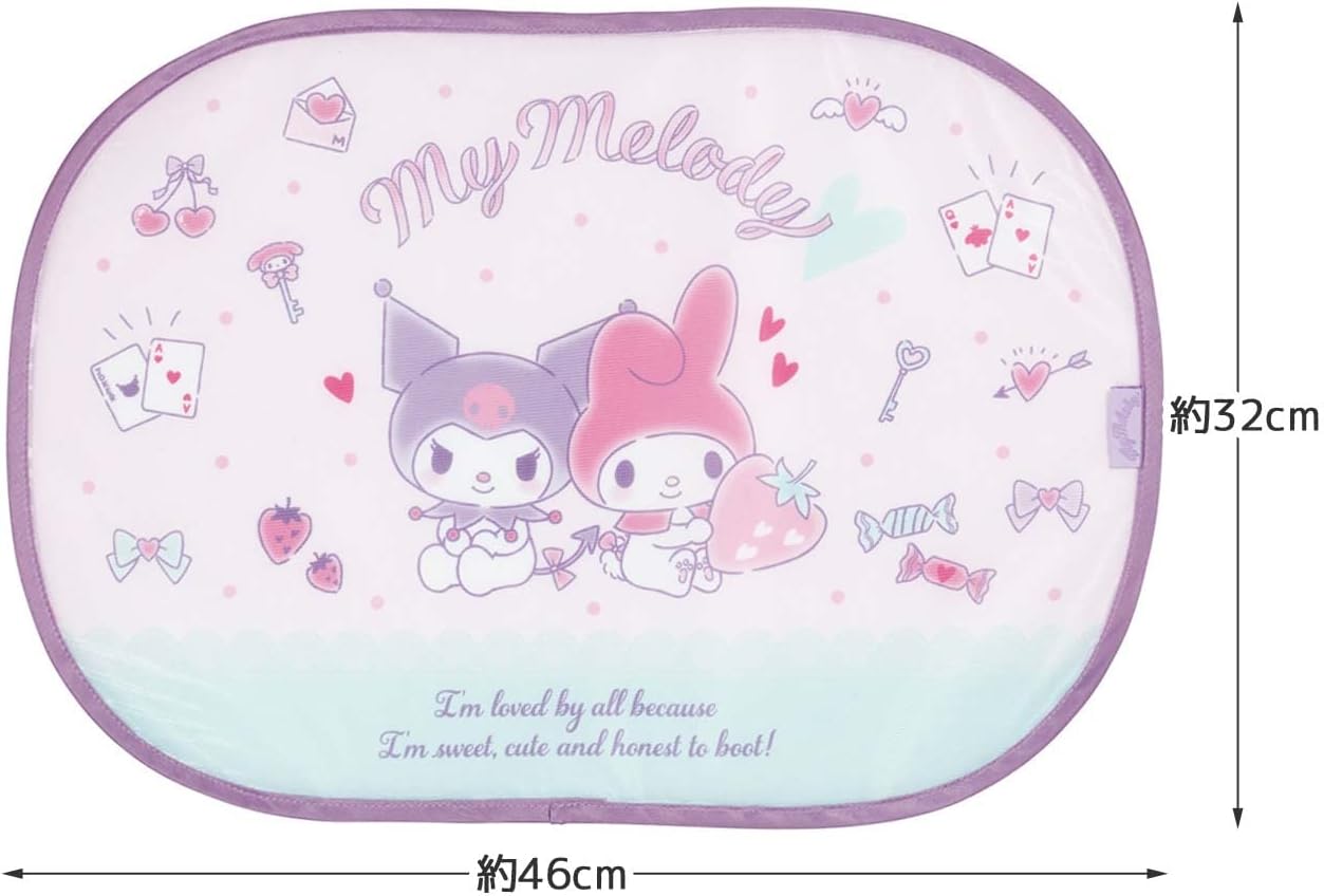 Солнцезащитный козырёк Skater Adhesive с изображением Sanrio My Melody и Kuromi, для взрослых, CHSS1-A, фото 7