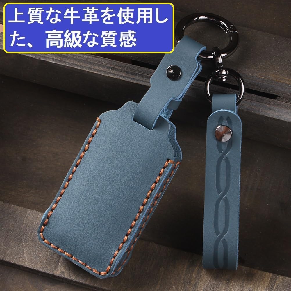 Чехол для ключа ZANEKO Delica D5, подходит для Mitsubishi ekSpace, Nissan Dayz Luks, чехол для смарт‑ключа, держатель для ключа DELICA D5, натуральная кожа, фото 6