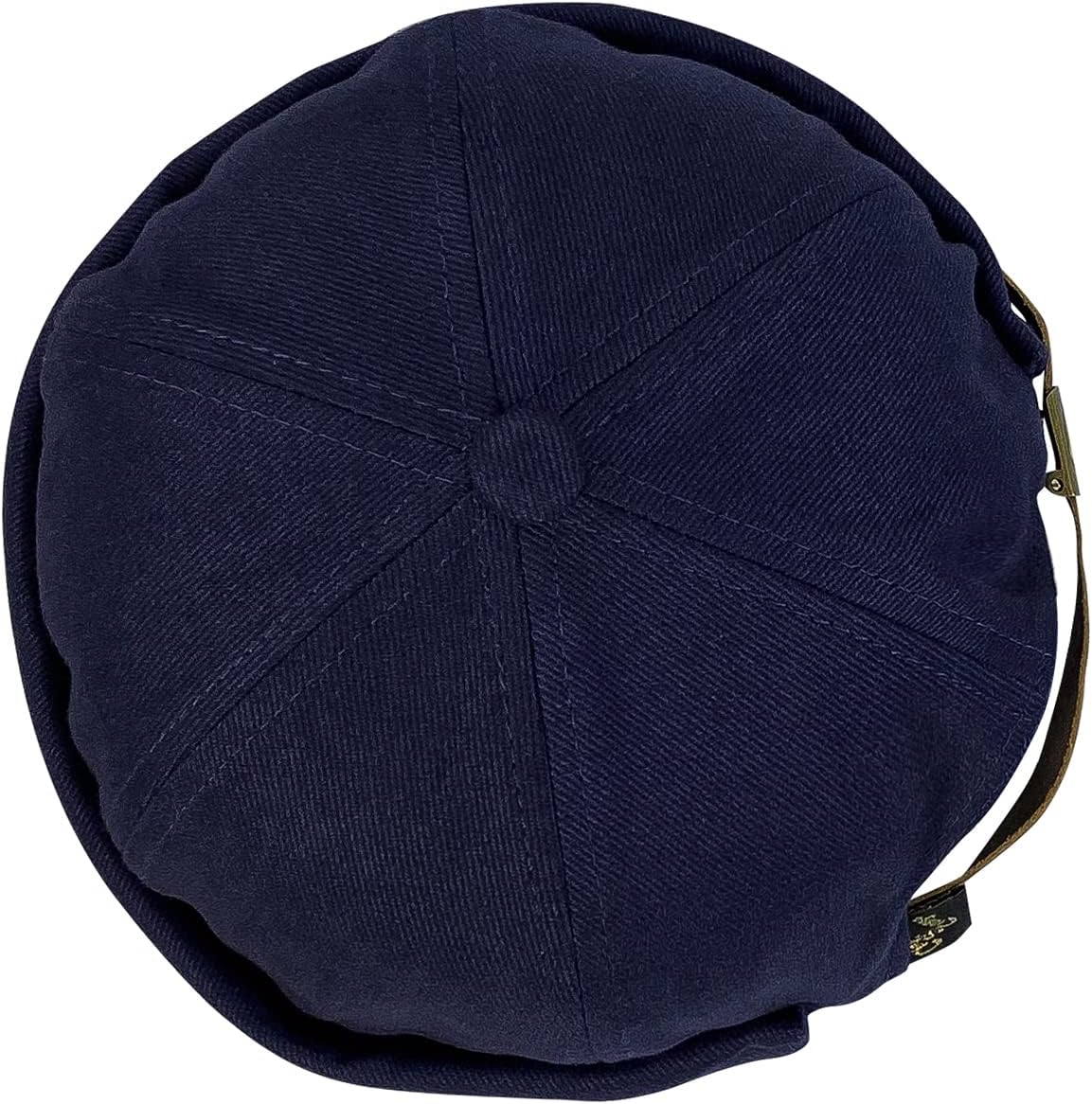 Clape Summer Roll Cap, Шляпа без полей, Хлопок, Мужская рыбацкая кепка, Стильная, классическая, с отворотом, Складная, Круглая, однотонная, Уникальная, Для джентльмена, Для похудения лица, Унисекс, Для улицы, от 56 до 60 см, темно-синий, фото 4