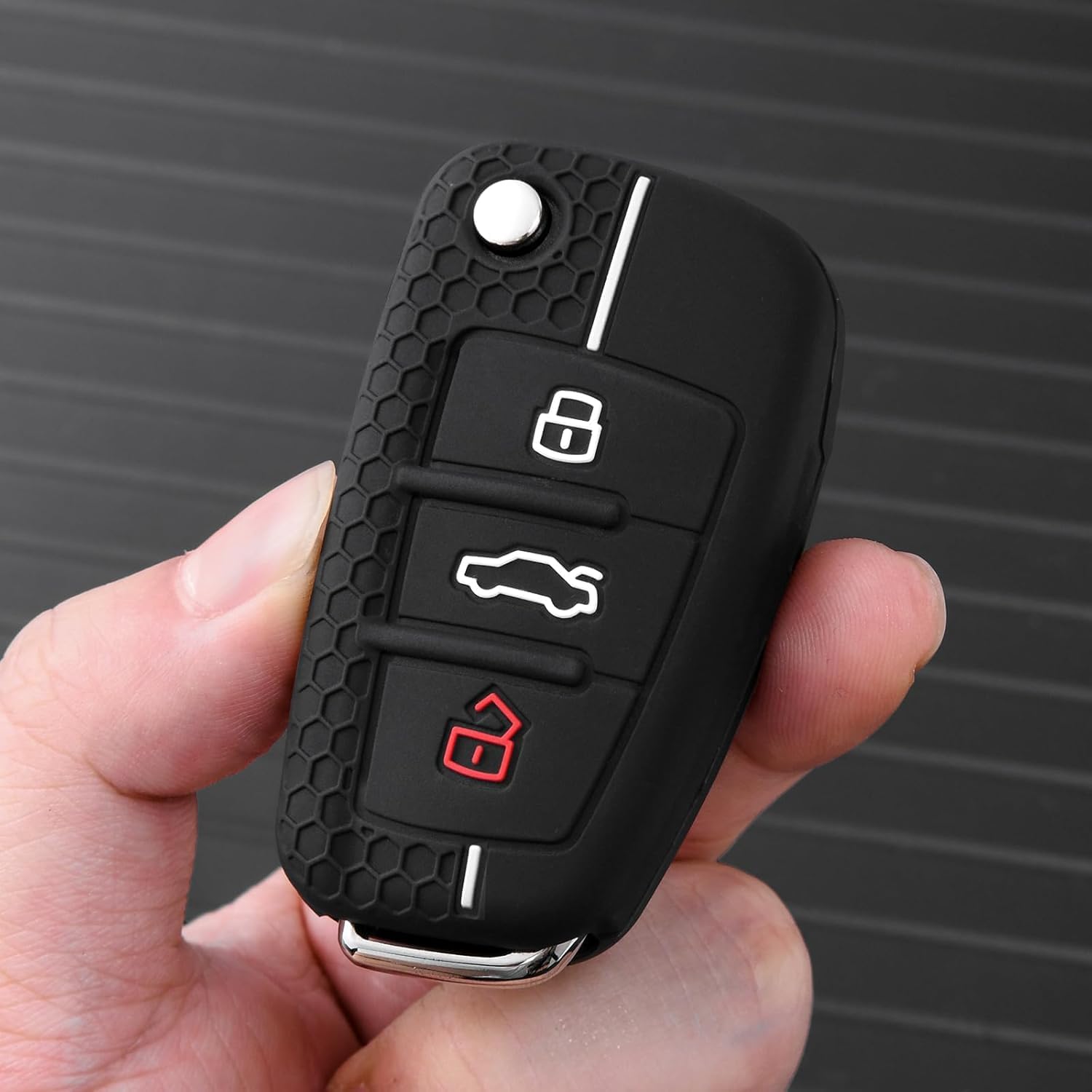 Чехол для ключей Audi OATSBASF, Чехол для смарт-ключей, Высококачественный ТПУ, Защита от грязи, Защита от царапин, A1, A3, Q2, Q3, R8, S3, S6, TT, Стильный, фото 5