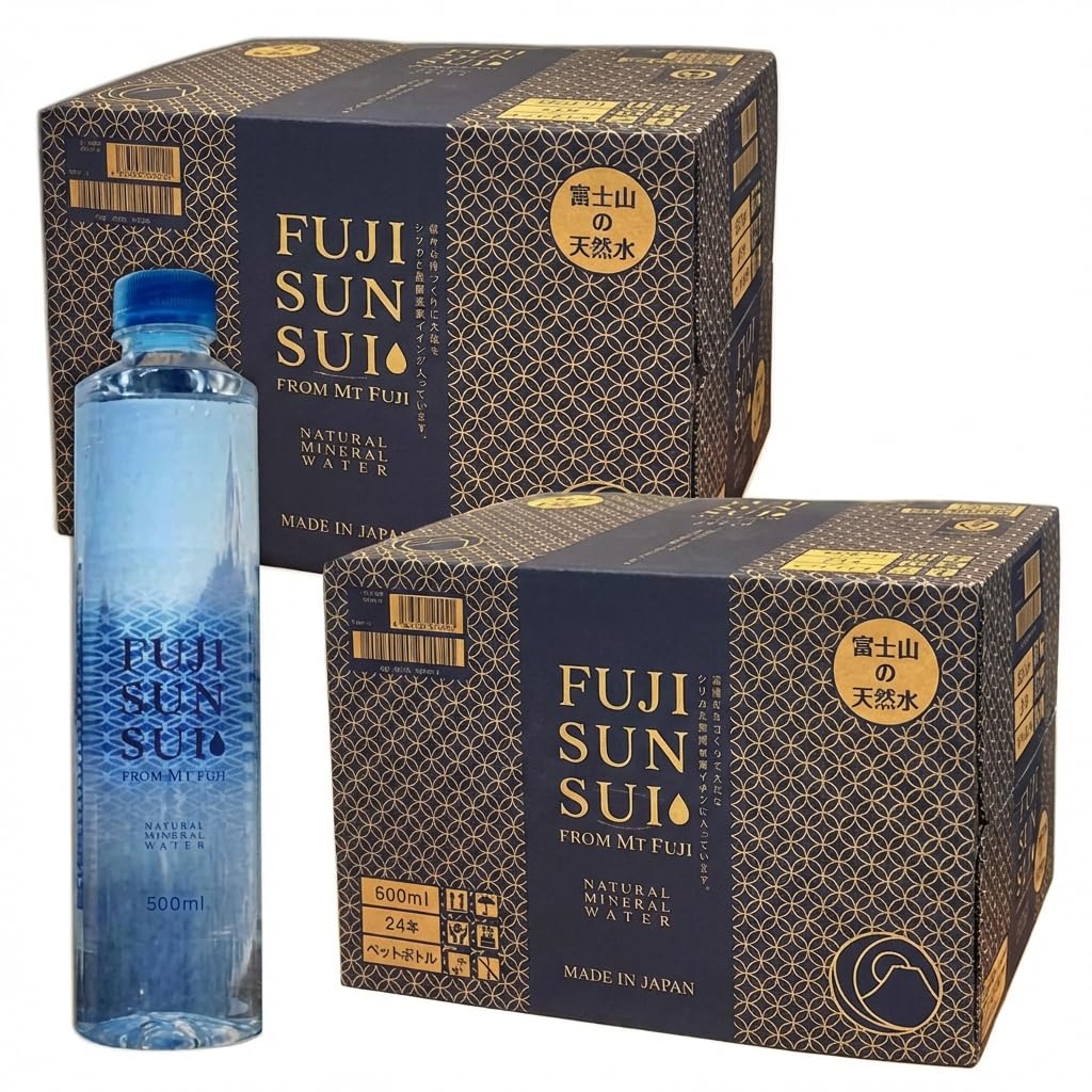 Fuji Source Water, Natural Water from Mt. Fuji Water that is Easy to Drink with Non-Heated Method, 16.9 fl oz (500 ml) x 24 Bottles, 48 Bottles, Silica, 0.06 fl oz (17 mg) / L PFAS Undetected Soft Water