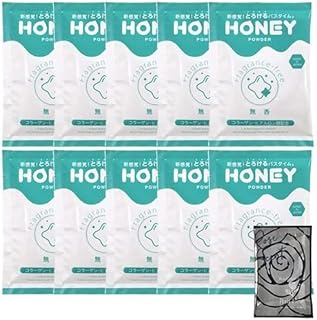 【honey powder】(ハニーパウダー) 無香 粉末タイプ×10個 + 入浴剤プチフルール1回分セット