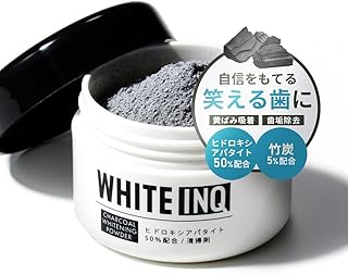 [ 驚きの、白さを。 ] WHITE-INQ 歯磨き粉 ホワイトニング 30g 竹炭パウダー 無添加 [ made in JAPAN ]
