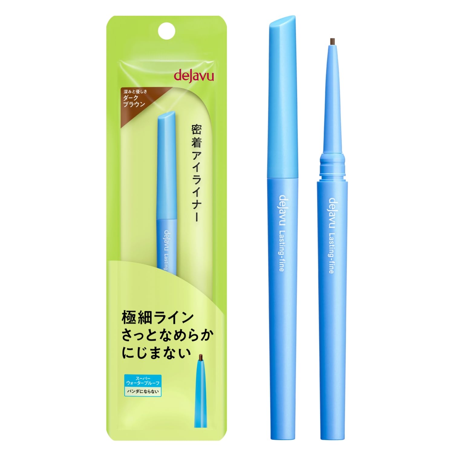 dejavu Dejavu Lasting Fine Adhesion Eyeliner Ultra-Fine Cream Pencil 2 Dark Brown Pencil Eyeliner Ultra-Fine Tip