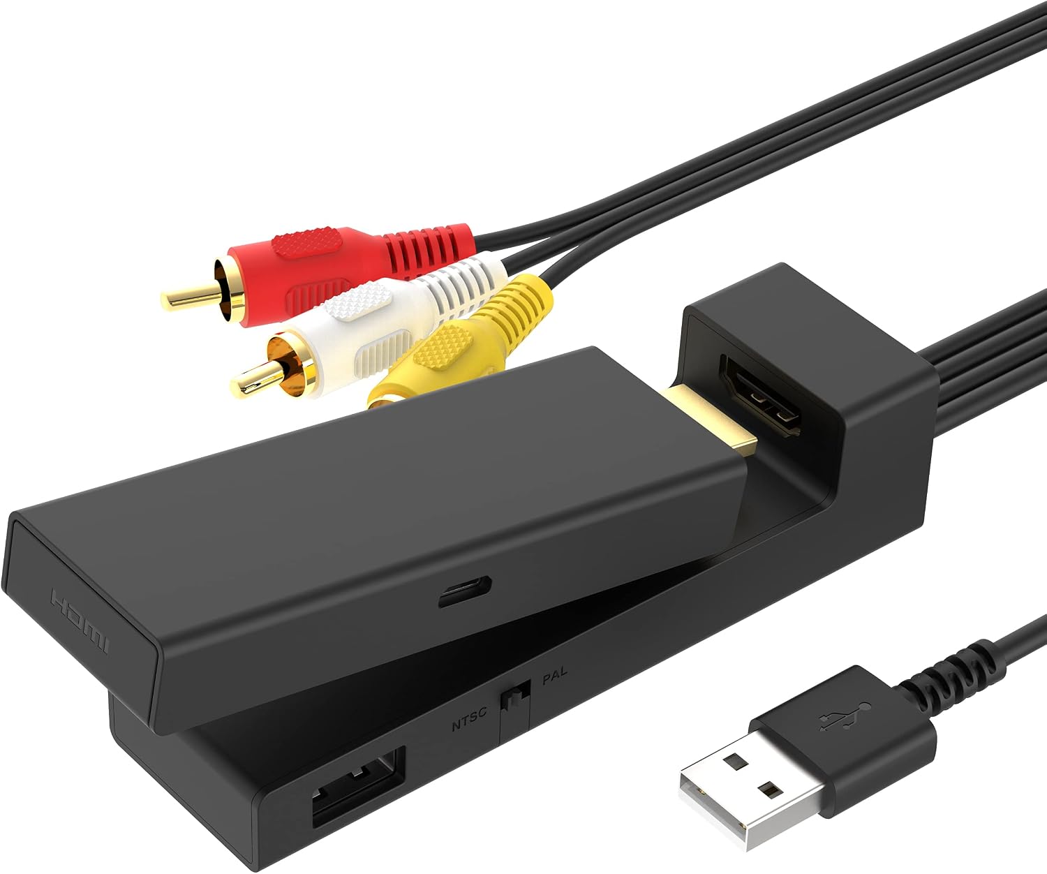 Кашимура (Kashimura) Кабель для преобразования HDMI / RCA, порт USB1, fire tv stick, соответствующий преобразователь изображения NKD-232, который преобразует HDMI в RCA и может просматривать его с помощью автомобильной навигационной системы, фото 3