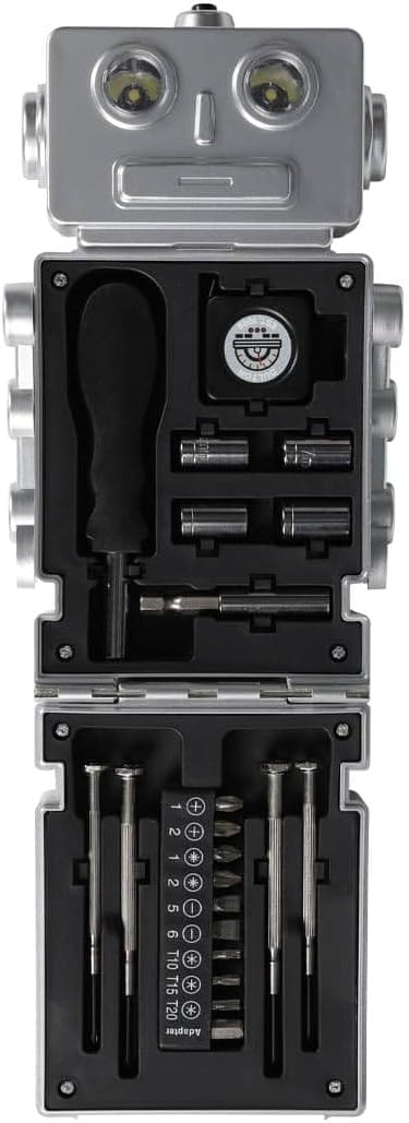 НАБОР ИНСТРУМЕНТОВ DULTON ROBOT SILVER Y-1019SV, фото 4