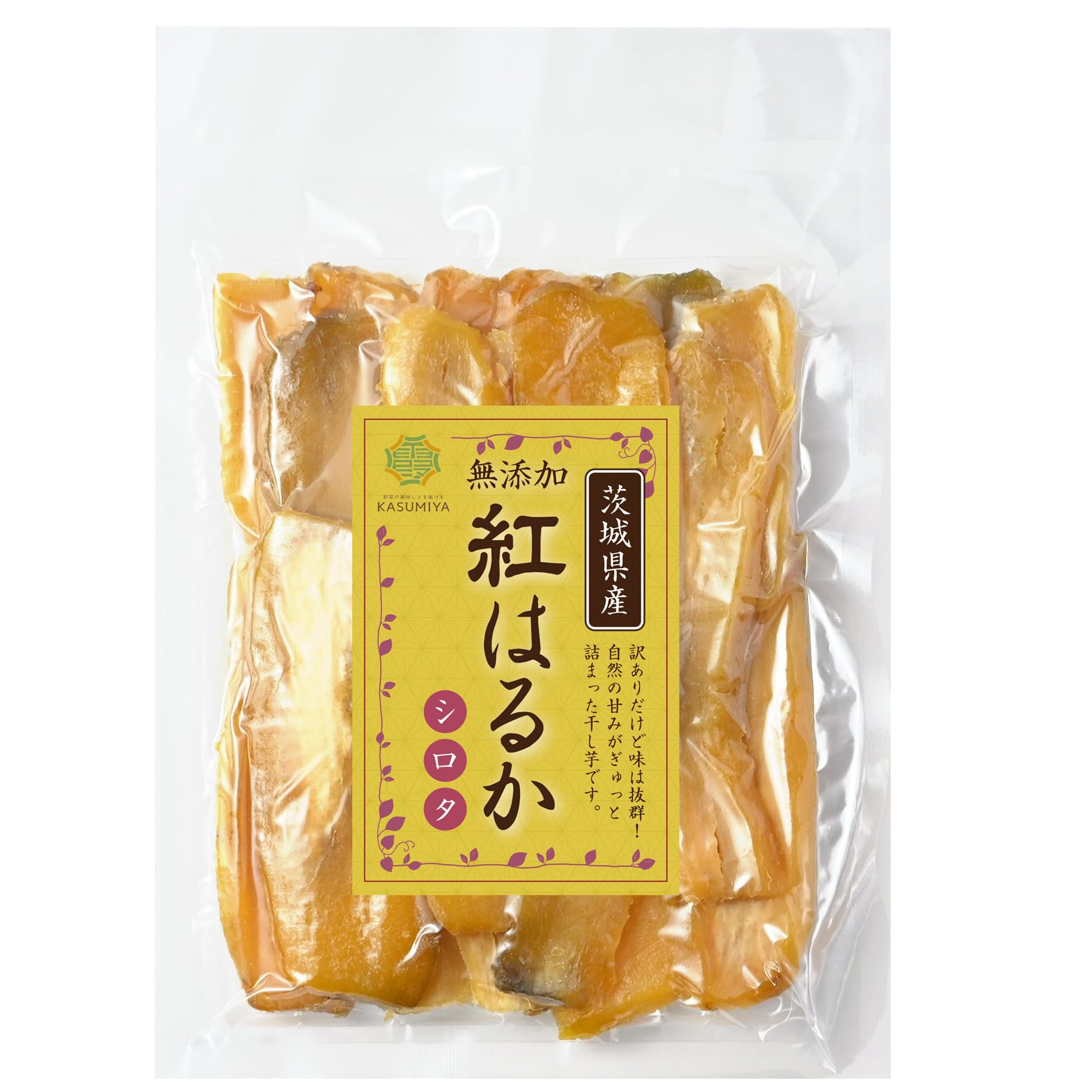 KASUMIYA Imperfect Dried Sweet Potatoes, 28.7 oz (800 g), Set of Shirota, Beni Haruka, Made in Ibaraki Prefecture, Additive-free, Made in Japan, Large Capacity, Commercial Use 1袋