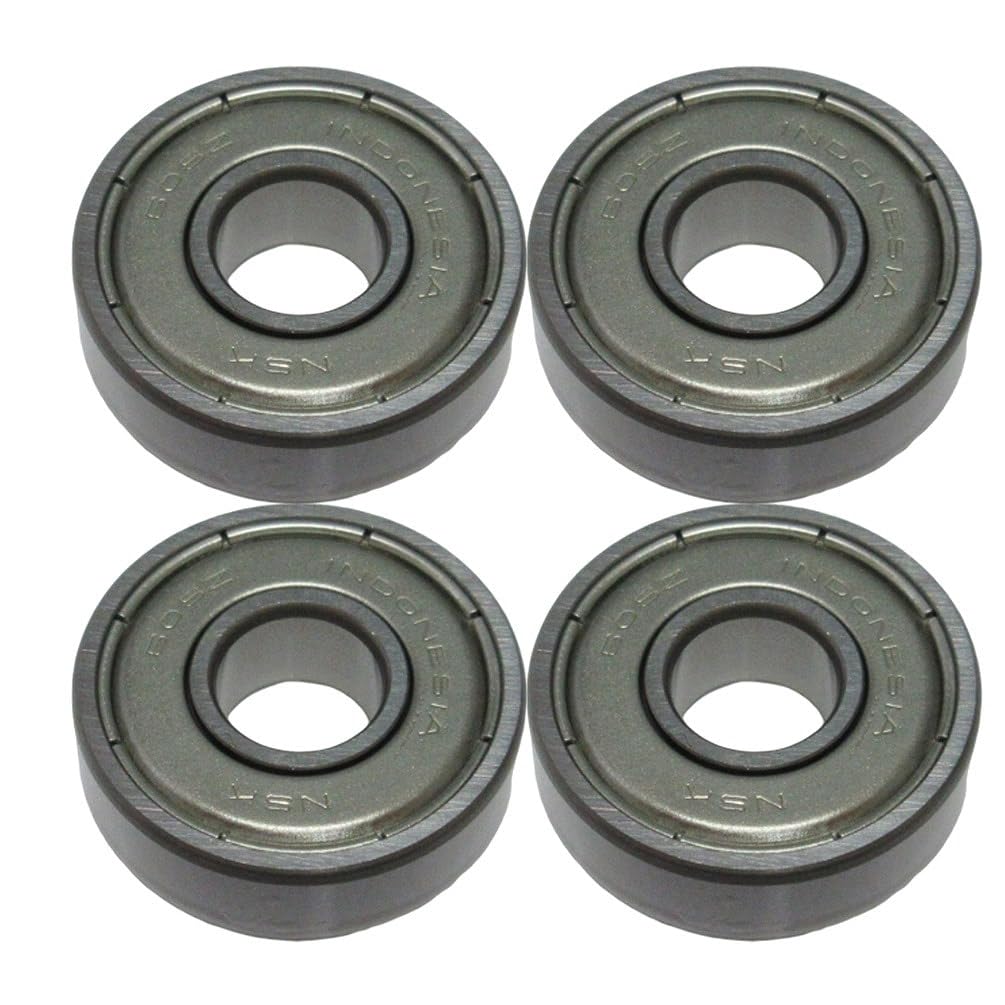 Miniature Bearings 【NSK】 Steel Double Sealed 608ZZ Inner Diameter: 8mm x Outer Diameter: 22mm x Width: 7mm (4 pieces)