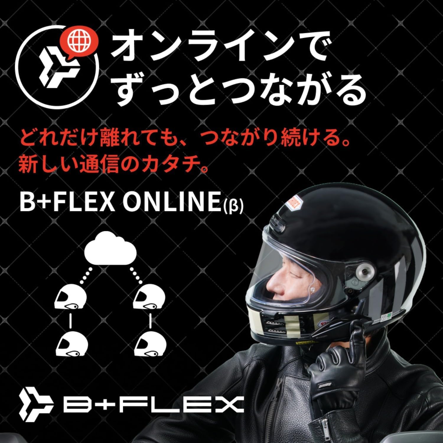 Сигнальный знак HOUSE House Bike Income B+ COM 7X (Beacom 7X) Черный моноблок с наклейкой Bluetooth, интуитивно понятное управление, сетевая связь, Неограниченное количество людей, онлайн-общение, Аудио для езды, черный моноблок B + COM 7X, фото 5