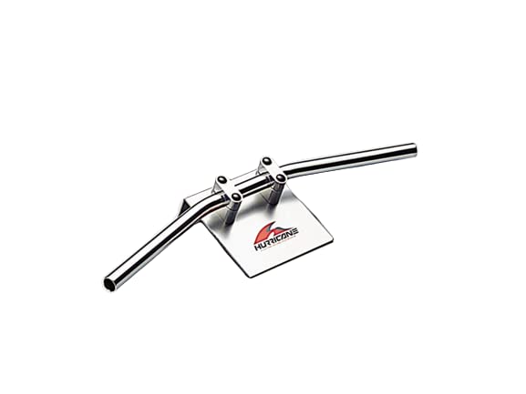HURRICANE HB0006C-01 P 7/8 inch Mini Flat 1 Type Handlebar, Chrome Plated