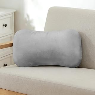 CozySleep 腰枕 クッション もちもち 極上の肌触り 気持ちいい ふわふわ 腰痛クッション 多機能対応 腰当て 背もたれ 膝上 抱き枕 昼寝枕 足枕 丸洗い可能 自宅・車・オフィス・椅子 グレー