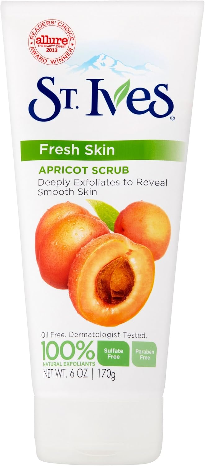 Скраб для лица St. Ives Fresh Skin Абрикосовый скраб для лица Fresh Skin 6 унций (товары параллельного импорта) 170 г (x 1) [товары параллельного импорта], фото 2