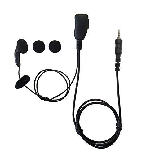 ICOM Compatible In-Cam Earphone Microphone (For ALINCO/YAES/STANDARD/MOTOROLA Walkie Talkie 1-Pin Waterproof Screw-in Plug) FTH-107 FTH-108 FTH-208 FTH-307 FTH-308 SR-40 SR-45 SR-70 SR-70 100 DJ -For P22 DJ-P221 IC-4300 IC-4350 EME-36A HM-177PI SSM-59 MH-381A4B Compatible FIELD GEAR FAMZ-SY