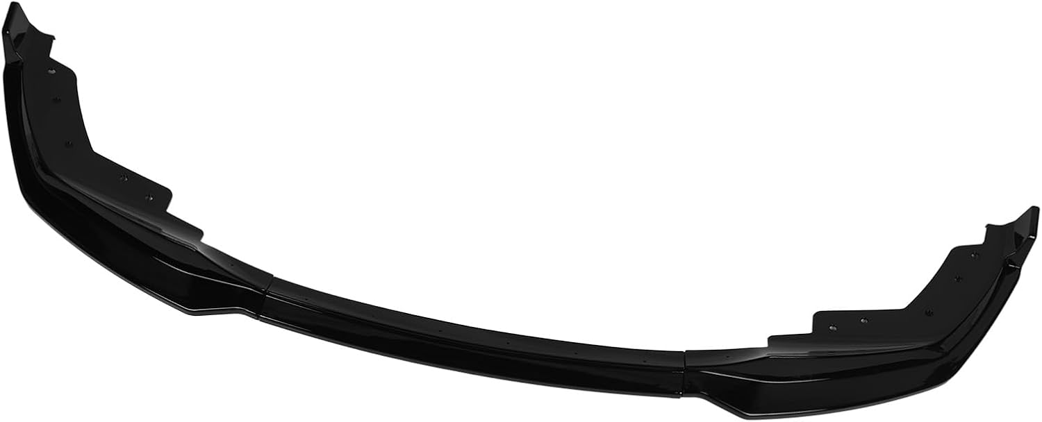Комплект диффузоров для губ переднего бампера Jeffergarden MP Style 3 Series G20 G21 M Pack Перед рестайлингом 2019-2022 Улучшенная аэродинамика автомобиля, состоящего из 3 частей, автомобильные детали из долговечного материала ABS (ярко-черного цвета), фото 3