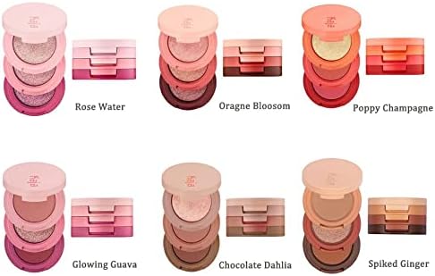 Трио теней для век Sunsmile Kaja Beauty Vent (01 Розовая вода), фото 2