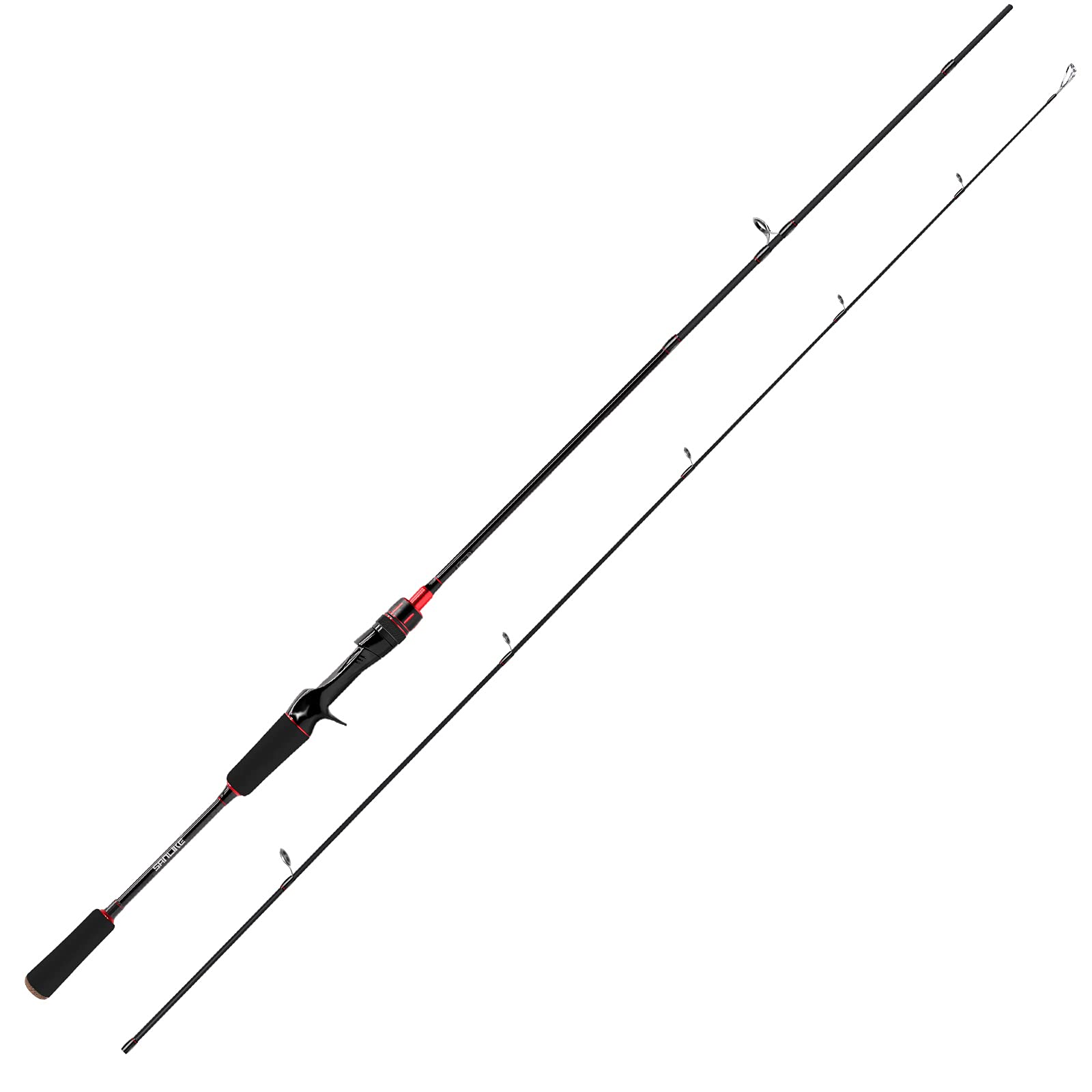 SANLIKE 1.8M-2.4M Egging Rod Seabass Spinning Bait Ultra Lightweight Carbon Casting Fishing Rod bait rod 2.4M