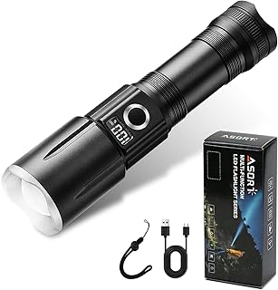 懐中電灯 LED 強力 超高輝度 2000000ルーメン 軍用最強 Type-C USB充電式/電池式ハンドランプ IPX 67防水 新型 無極調光 ズーム式 耐衝撃 余裕表示 登山 夜釣り 夜間訓練 作業用 停電 防災 地震 避難対策 クリスマスプレゼント
