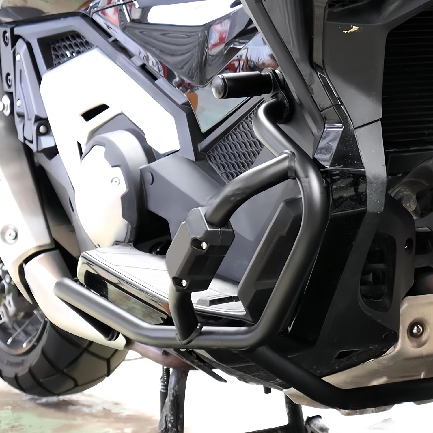 [AyGwbyx ] Нижняя защитная планка двигателя ДЛЯ Honda X-ADV 750 2025 xadv750 2025 2024 2023 2022 2021 Внешние детали, изготовленные на заказ, Защита рамы бампера от столкновения с двигателем, защита от пуль, Боковой слайдер, Аксессуары для мотоциклов [Параллельный импорт], фото 4