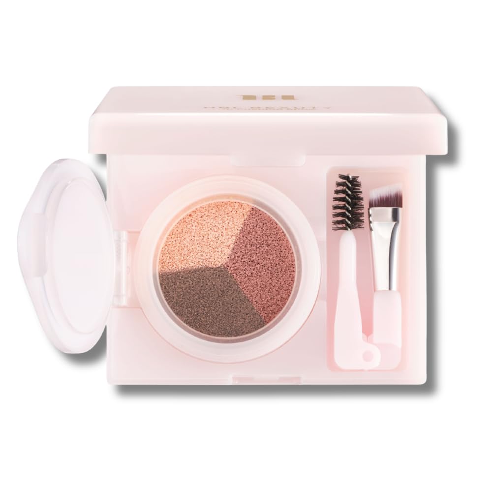 HBLBEAUTY 3D Cushion Brow 02 Light Brown 6g Eyebrow Eyebrow Mascara Eyebrow Beige Medium Dark Brown Brush Liquid Natural Remover Sauna Salon Professional Women Men