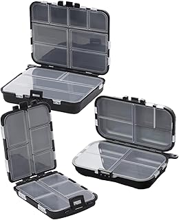 S.fields.inc ルアーケース タックルボックス ミニ 釣り道具収納 釣り針 ワーム プラスチック コンパクト (Lサイズ)