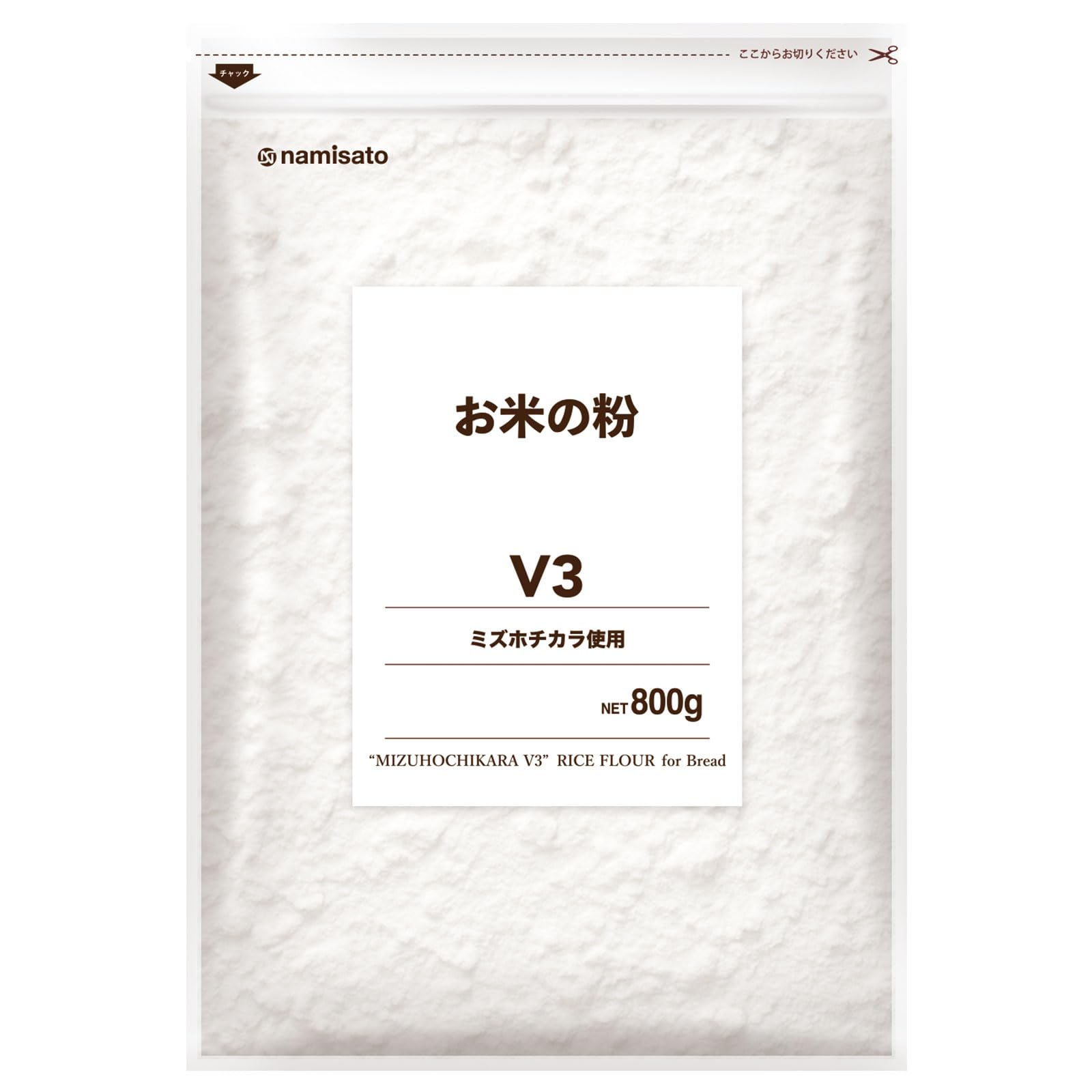 Hari Mizuho Chikara Rice Flour for Bread All-Purpose Flour 800g Domestically Produced Rice Flour Additive-Free Gluten-Free