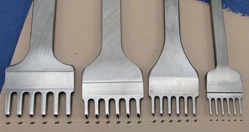 Алмазный перфоратор для кожи Craft Mate Leather Craft Tool (1-й, 2-й, 4-й, 6-й) Набор из 4 предметов (интервал 3 мм), фото 4