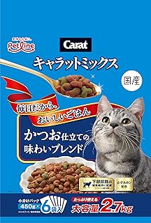 ペットライン キャラットミックス かつお仕立ての味わいブレンド 2.7kg