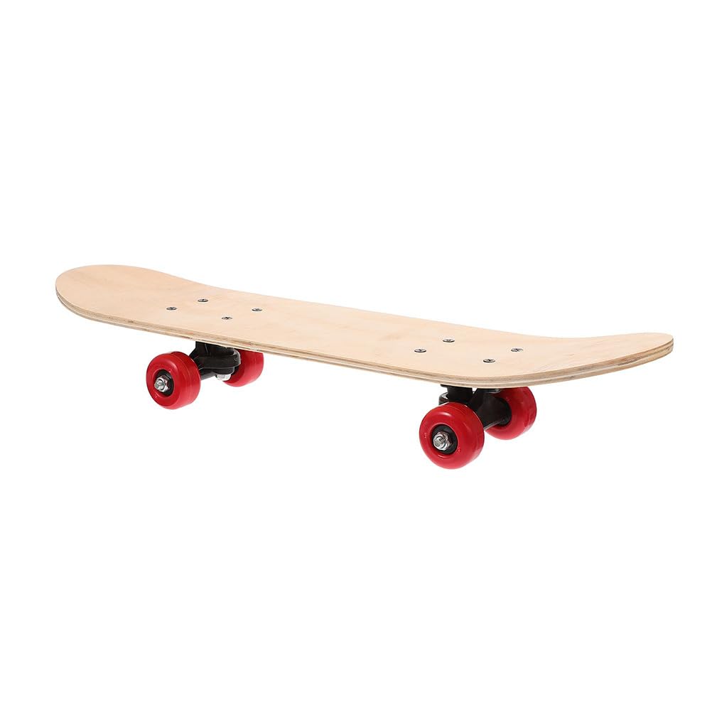 BESPORTBLE Kids Skateboards 17" DIY Graffiti Paintable Blank Skateboards Lightweight Stainless Steel Material Kids Sport Outdoor