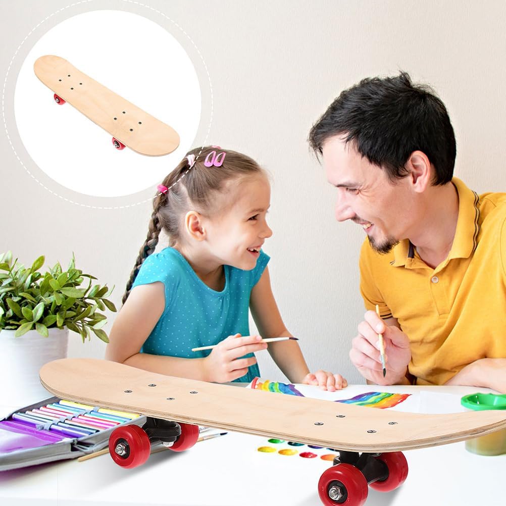 Детские скейтборды на заказ, 17 "DIY, граффити, раскрашиваемые пустые скейтборды, легкий материал из нержавеющей стали, детский спорт на открытом воздухе, фото 5
