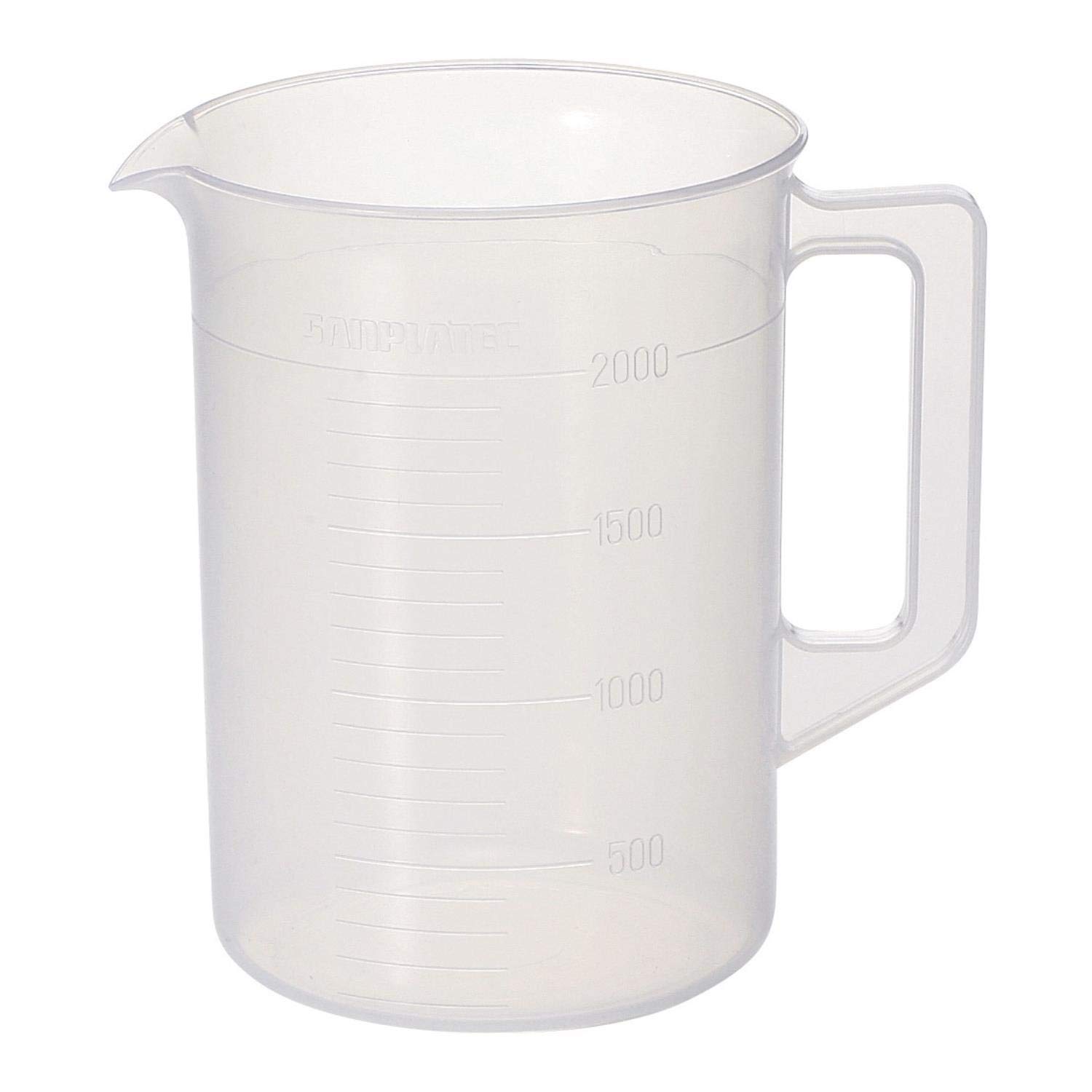 Niigataseiki BeHAUS PBH-2000 Hand Held Beaker, Polypropylene (2 L) 2L