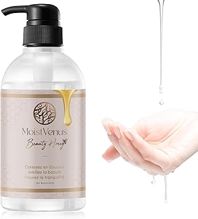 【皮膚科医監修】MoistVenus Beauty Honey 潤滑ゼリー 450g ボトル ハチミツ アロエ配合 美容エキス配合 水溶性 ローション 大容量 ノンアルコール うるおい 摩擦対策 デリケートゾーン 女性用 男性用 フェムケア 日本製