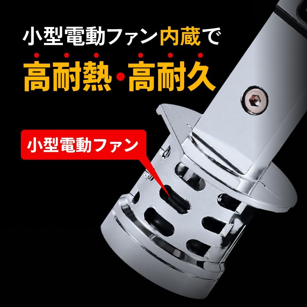 Hidaya H1 10800cd (Candela) светодиодная фара взрывного действия белого цвета для проверки автомобиля, небольшой вентилятор для крепления легкового автомобиля, 12 В, 2 блока питания, 1 комплект серии SS, фото 6