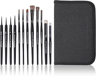 【せなすけ監修】aurochs × SENASUKE BRUSH MASTER 12本セット プロペインターが選んだ究極の筆 細部描写 ウェザリング 塗装全工程に対応 せなすけコラボ ペイント プラモデル フィギュア 水彩画 アクリル画 日本画 デザイン ネイル