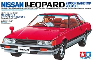 タミヤ 1/24 スポーツカーシリーズ No.378 NISSAN レパード 2ドアハードトップ 280X・SF-L プラモデル 24378 | 未塗装プラスチック組み立てキット