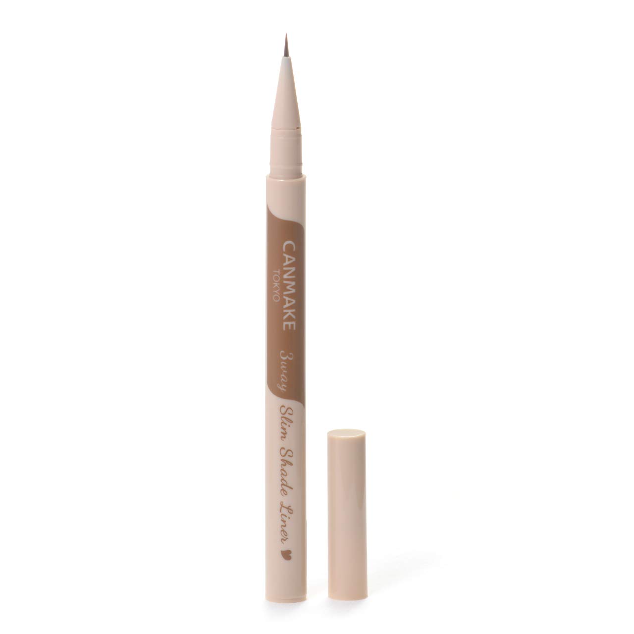 Canmake 3-Way Slim Shade Liner 02 Eyeliner Ash Brown 0.72ml (x1) 02 ash brown