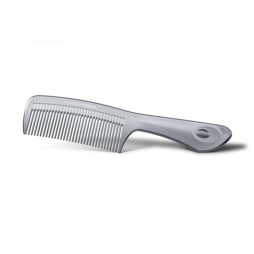 LOVECHROME (R) F Tetsuki Silver (Official Shop) / Love Chrome Hair Beauty Comb Smooth Hair Silver Single item