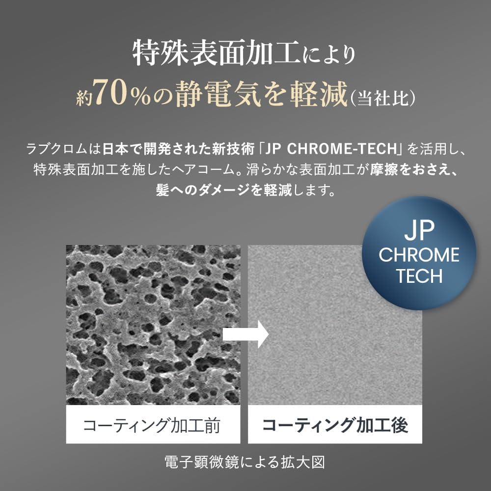 LOVECHROME (R)F TETSUKI SILVER / (R)F ТЕЦУКИ СИЛЬВЕР для ухода за волосами в домашних условиях Расческа для разглаживания волос Love Chrome [Официальный магазин], фото 3