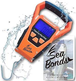 フィッシングスケール 防水 デジタルスケール 釣り IPX7 日本ブランド 100日保証 スケール 吊りはかり デジタル秤 釣りはかり Gスケール 計測ツール アウトドア 軽量 50kg バックライト付 ドラグチェッカー 説明書付き (新モデル オレンジ)